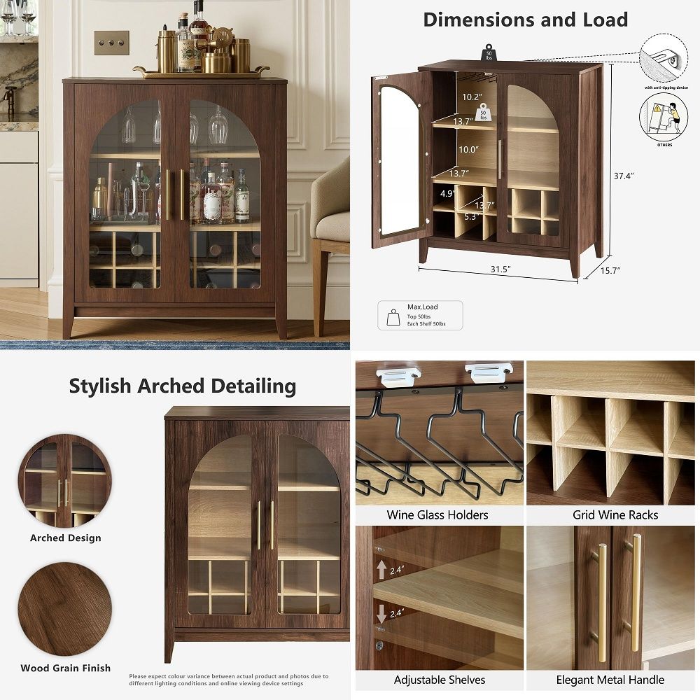 Storage - Armadio Alto con Ante in Vetro,