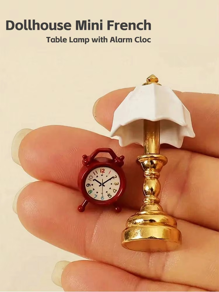 Bedroom Furniture - Mini Lampada da Tavolo Francese per