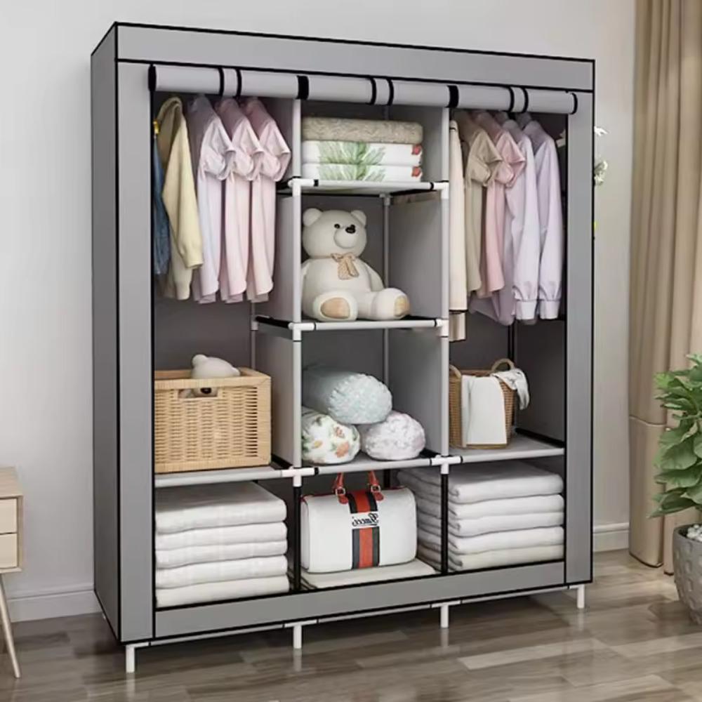 Wardrobe Closet Portable Fabric Cover - Armadio Portatile da 64 Pollici Pieghevole