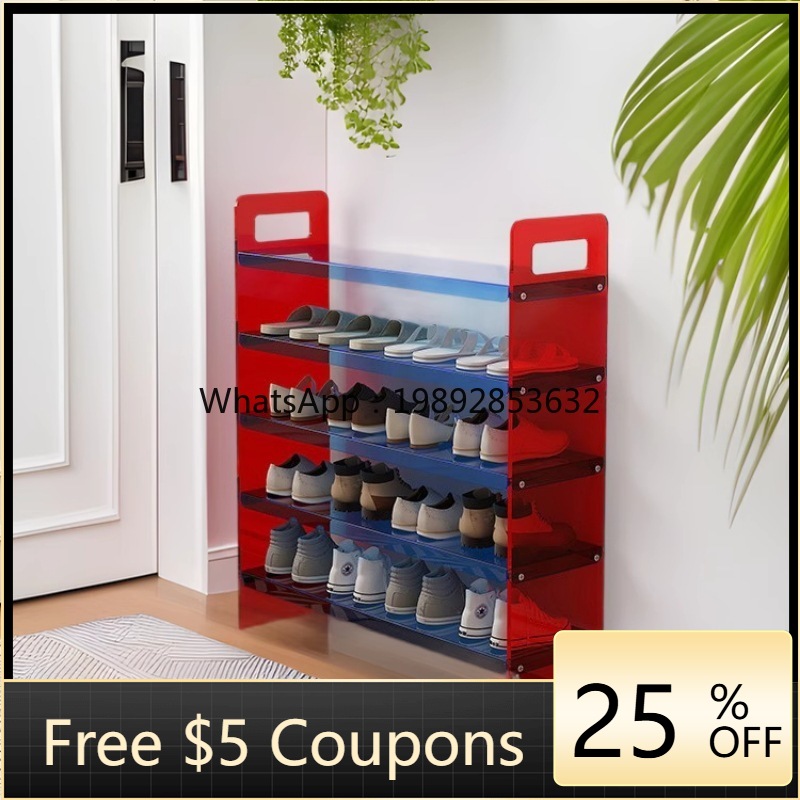 Shoe Rack Cabinet Narrow Entryway - LYY scarpiera semplice di lusso leggera
