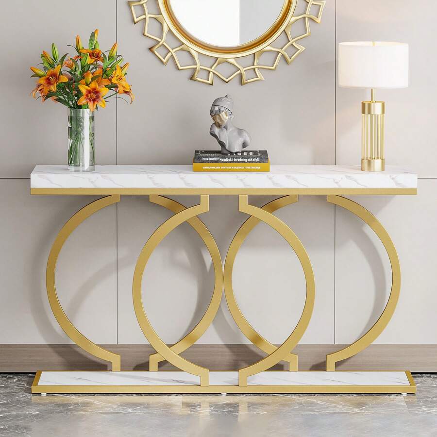 Sofas - Tavolo Console Moderno in Oro da