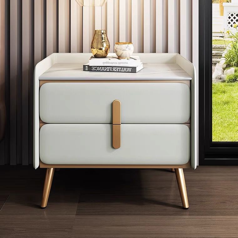 Comodino AOLIVIYA in legno mas - Solid Wood Nightstand 2 Drawers recensione e prezzo