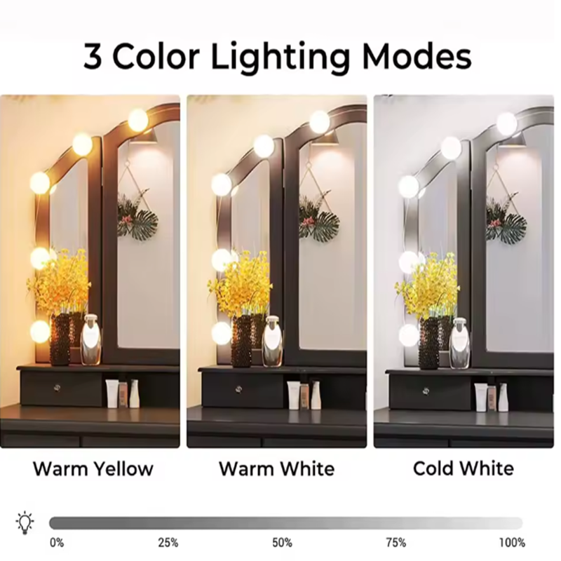Lampada da Trucco Hollywood co - Dressing Table Vanity With Lighted Mirror recensione e prezzo