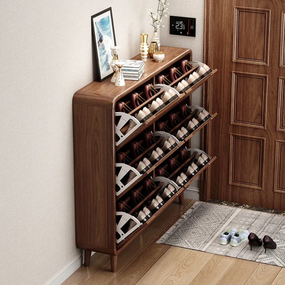 Scarpiera Sottile con Ante a R - Shoe Rack Cabinet Narrow Entryway recensione e prezzo