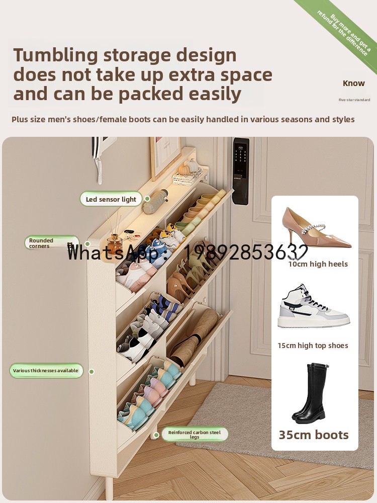 LYY Scarpiera per Ingresso Dom - Shoe Rack Cabinet Narrow Entryway recensione e prezzo