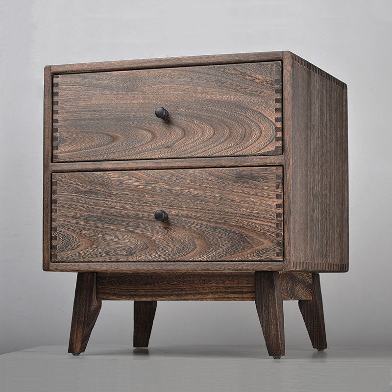 Comodino Retrò in Legno Massel - Solid Wood Nightstand 2 Drawers recensione e prezzo