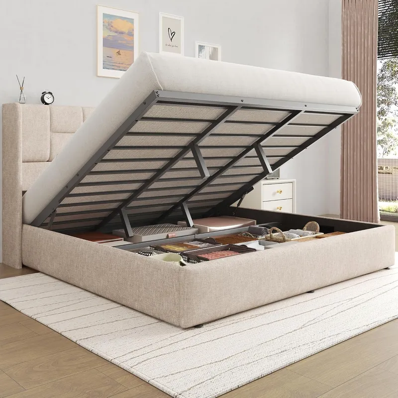 Struttura del letto con meccan - Gas Lift Storage Bed Hydraulic recensione e prezzo