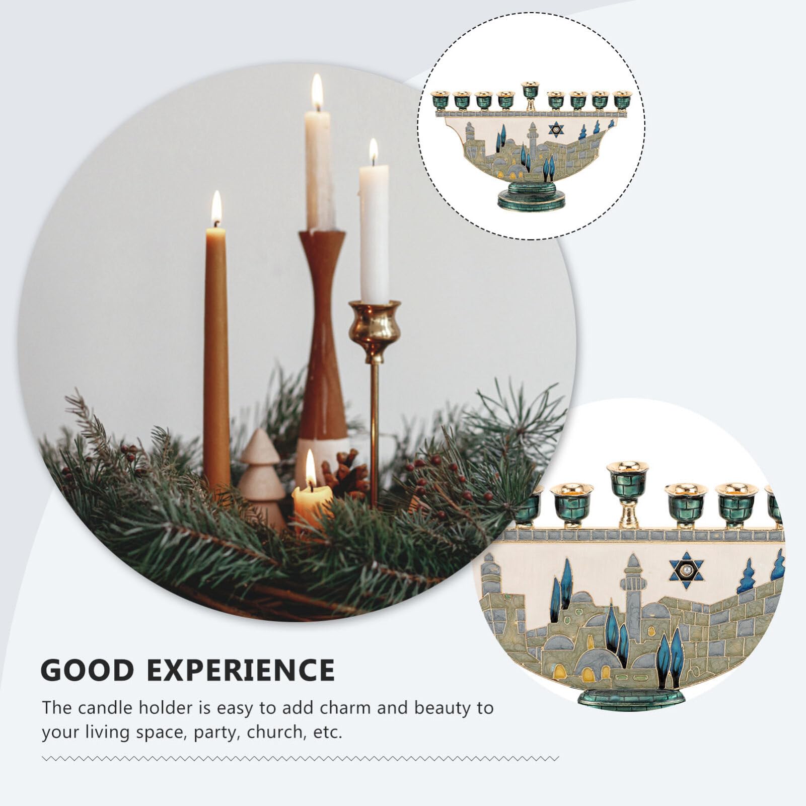 Menorah a 9 Bracci per Hanukka - Tables recensione e prezzo