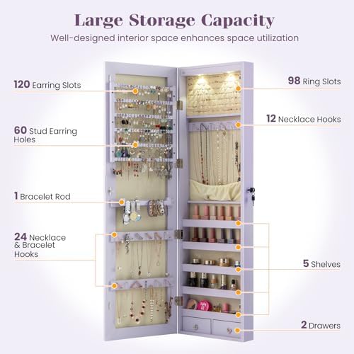 Armadio Portagioielli da Paret - Full Length Mirror Jewelry Armoire recensione e prezzo