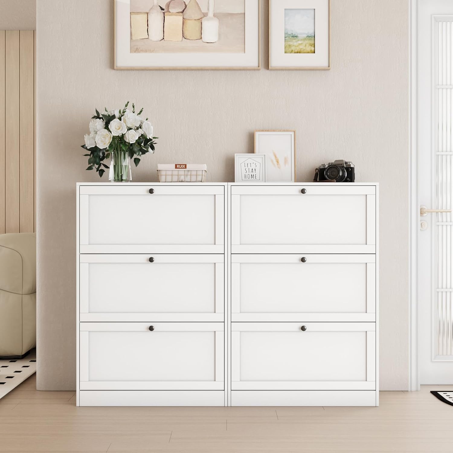 Mobiletto Portascarpe, Organiz - Shoe Rack Cabinet Narrow Entryway recensione e prezzo