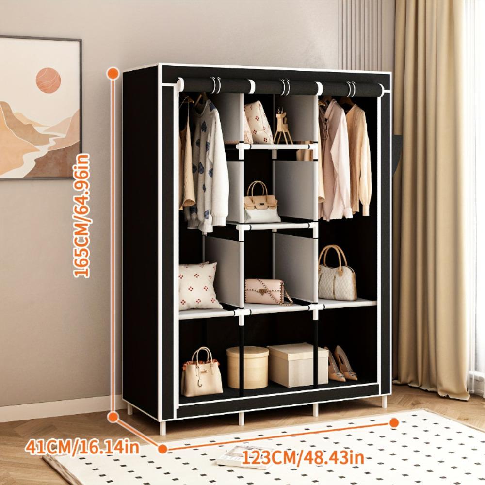 Armadio Portatile da 64 Pollic - Wardrobe Closet Portable Fabric Cover recensione e prezzo