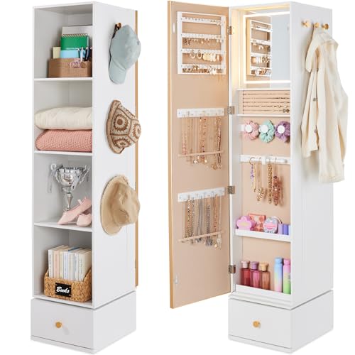 Specchio Girevole con Armadiet - Full Length Mirror Jewelry Armoire recensione e prezzo