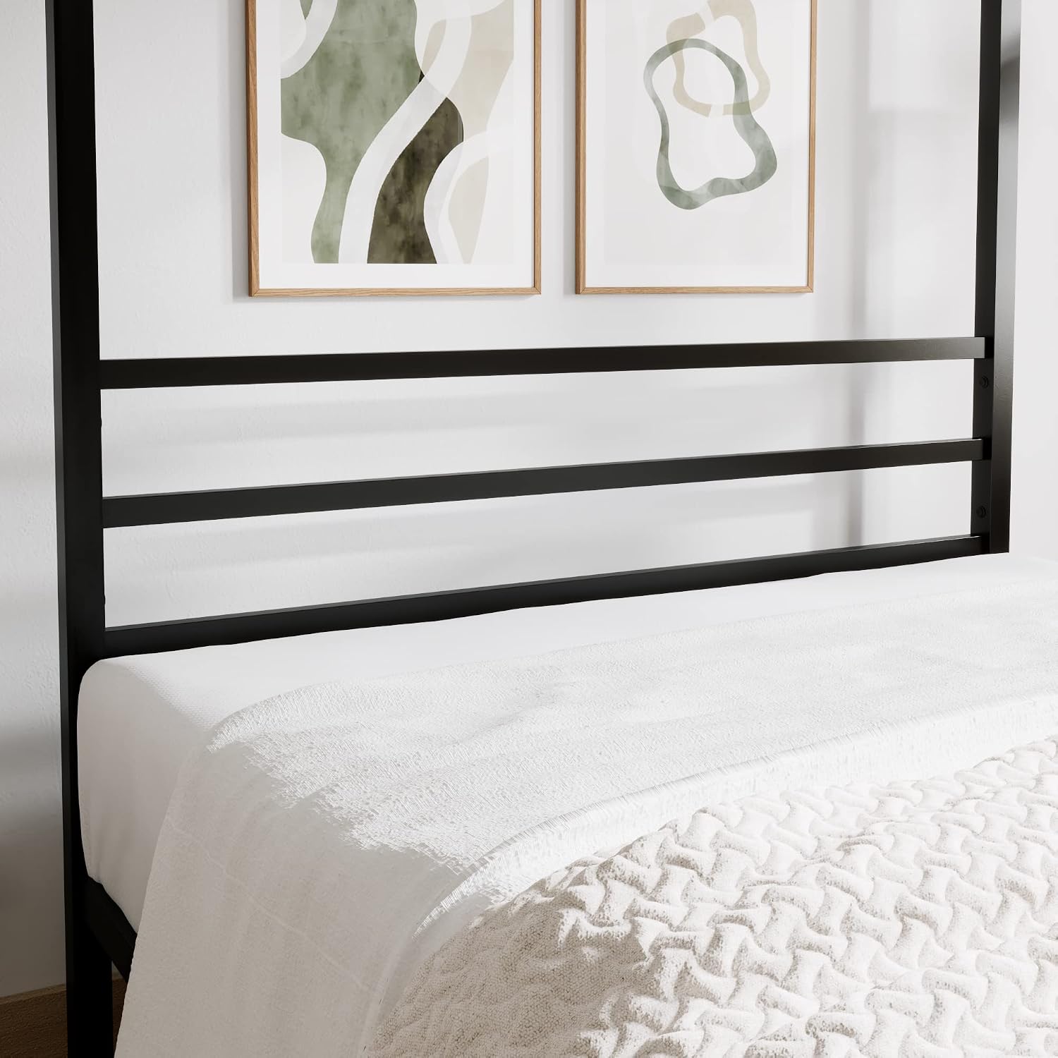 Letto a baldacchino in metallo - Canopy Bed Frame Metal Queen recensione e prezzo