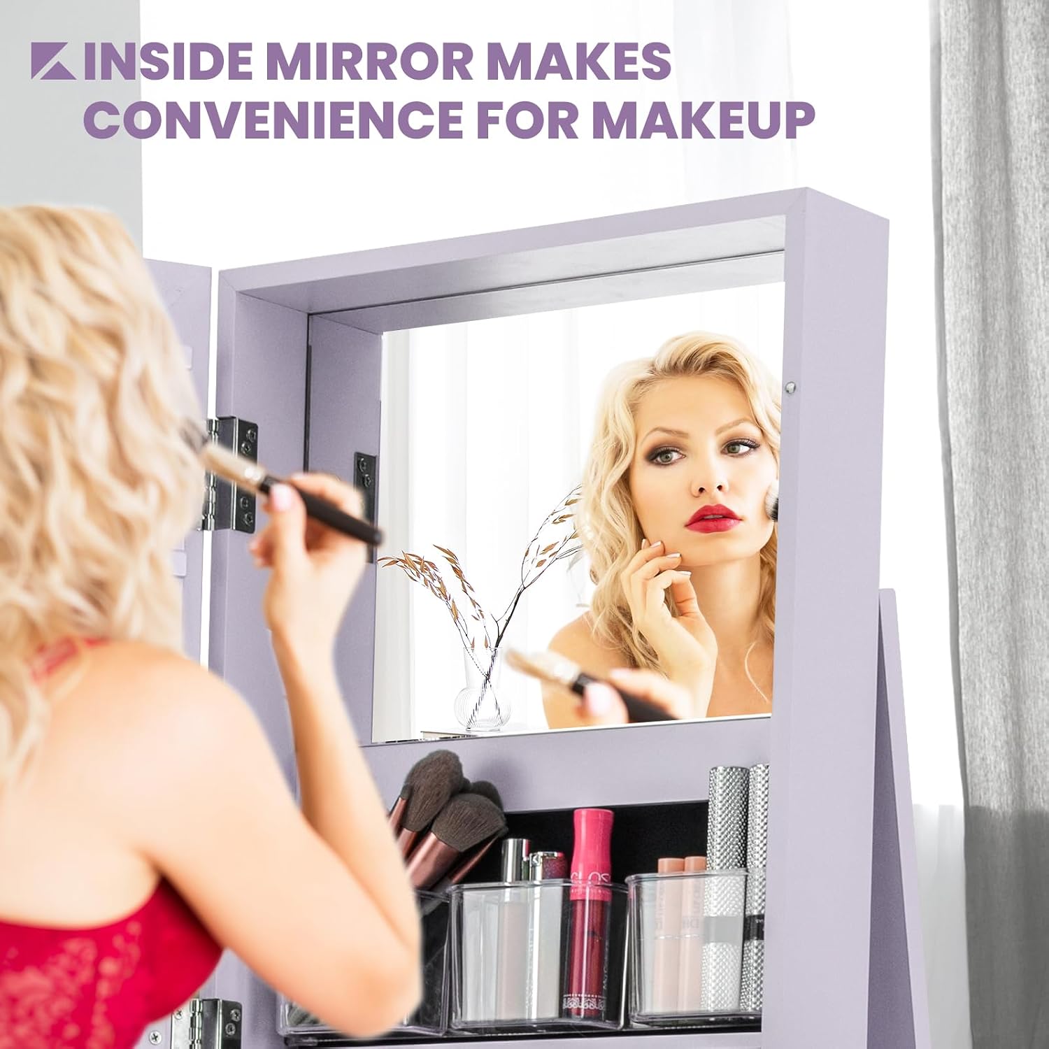 Armadio Portagioie Girevole a  - Full Length Mirror Jewelry Armoire recensione e prezzo