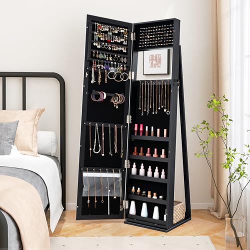 Armadio per Gioielli con Specc - Full Length Mirror Jewelry Armoire recensione e prezzo