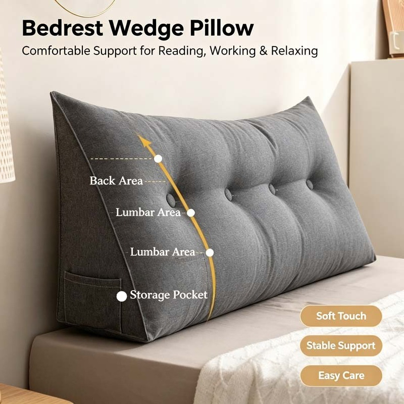 Cuscino Grande per Testiera, S - Headboard Cushion Backrest Tatami recensione e prezzo