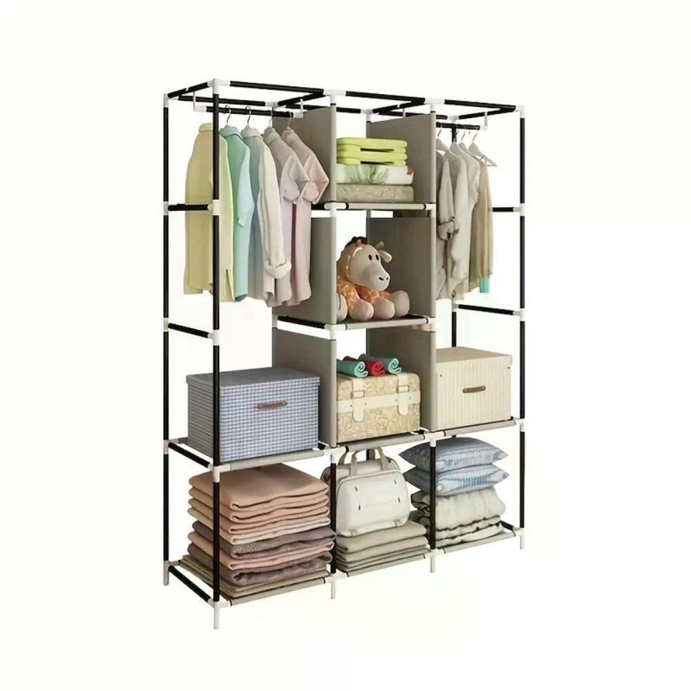 Armadio Portatile Coperto in T - Wardrobe Closet Portable Fabric Cover recensione e prezzo