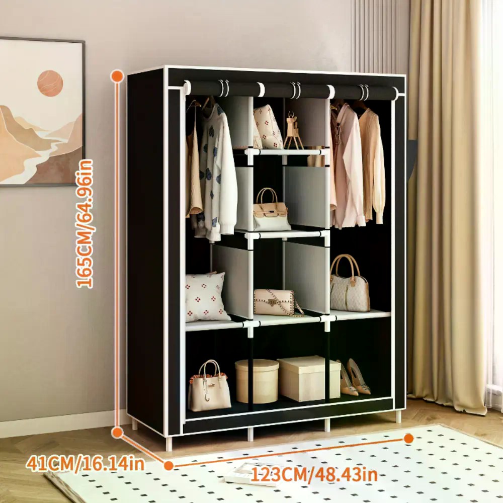 Armadio Portatile Coperto in T - Wardrobe Closet Portable Fabric Cover recensione e prezzo